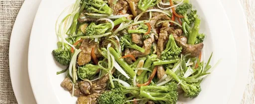 Salteado de ternera y brócoli
