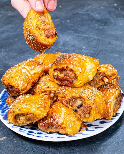 Pesto Sausage Rolls