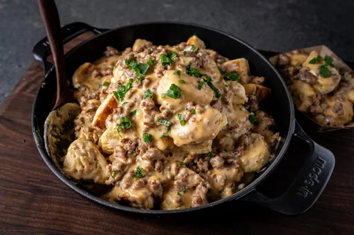 Chorizo Biscuits and Gravy
