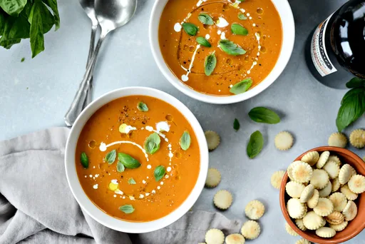 Roasted Tomato Pumpkin Soup