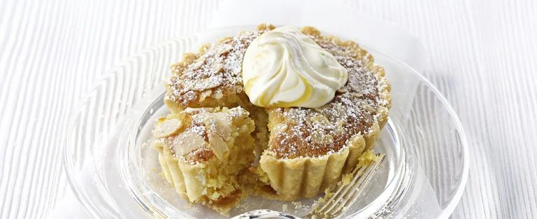 Lemon and almond tarts