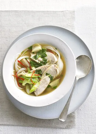 Hot and sour turkey soup