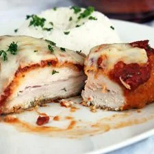 Pechuga a la parmesana horneada