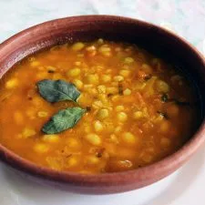 Porotos Granados (cranberry beans stew - Chilean recipe)
