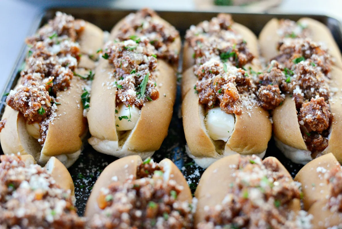 Saucy Mozzarella Dogs