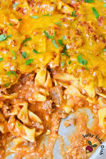 Tomato Beef Noodle Casserole