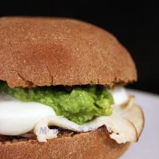 Wheat hamburger bread