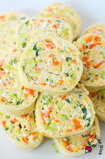 Veggie Party Pinwheels