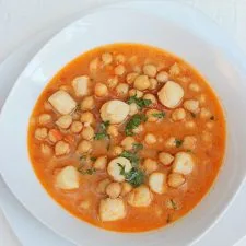 Garbanzos con ostiones