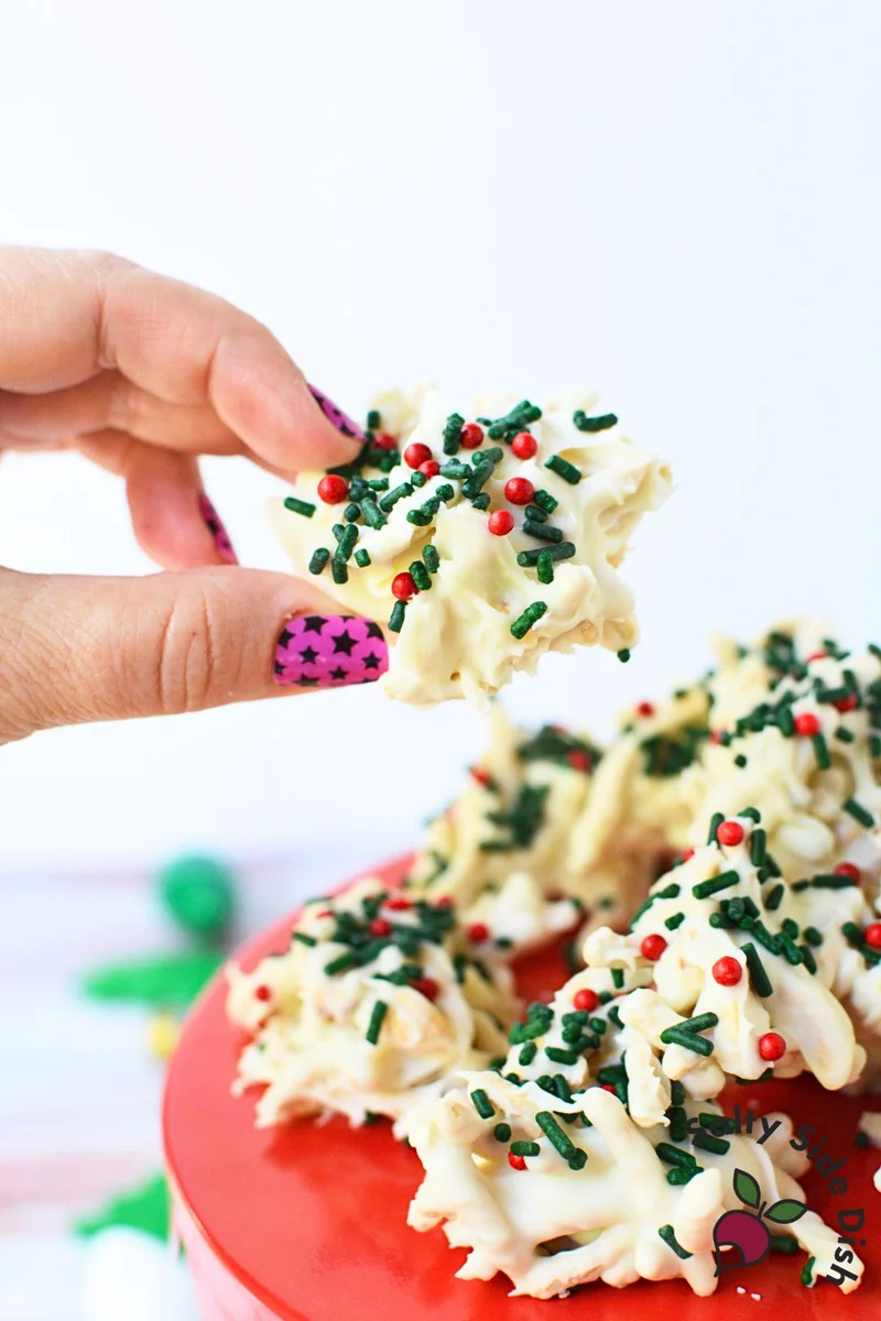 White Chocolate Haystacks (No Bake Chow Mein)