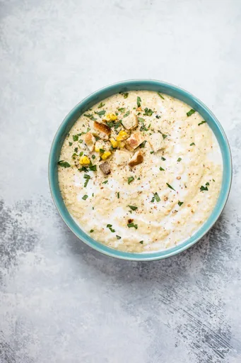 Corn and Cauliflower Soup