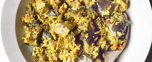 Arroz persa con cordero