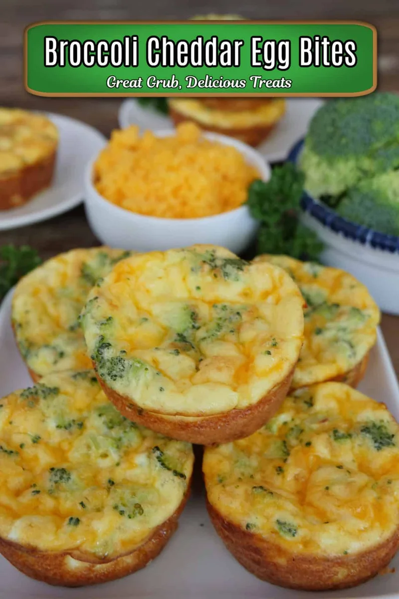 Broccoli Cheddar Egg Bites