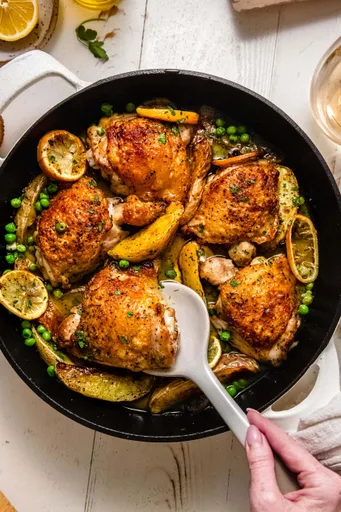Chicken Vesuvio