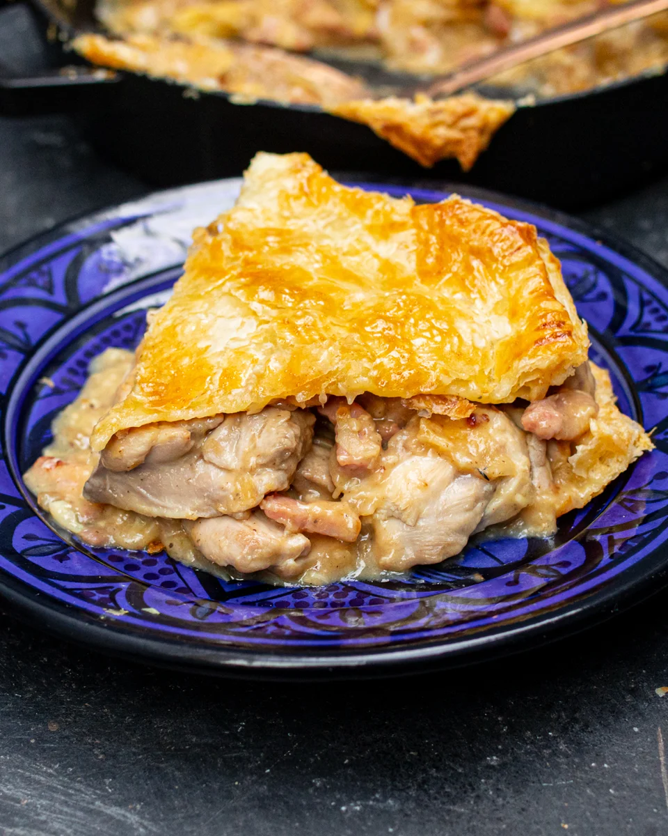 Roasted Garlic Chicken Pie