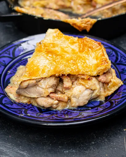 Roasted Garlic Chicken Pie