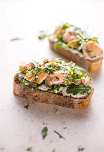 Tartine de salmón