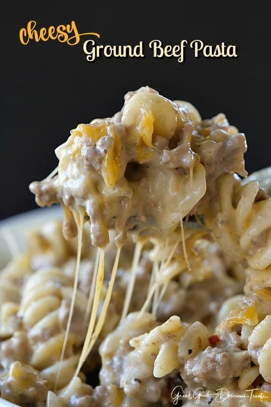 Cheesy Ground Beef Pasta