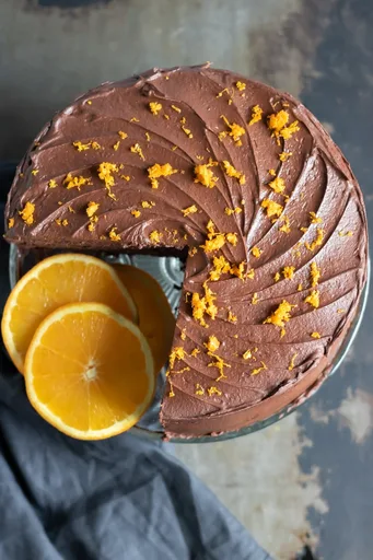 Tarta de Chocolate y Naranja