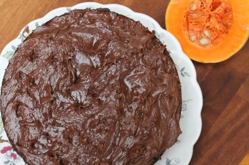 Pastel de Chocolate y Calabaza