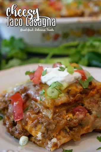 Cheesy Taco Lasagna