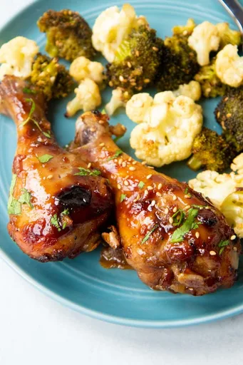 Receta de muslos de pollo glaseados al horno