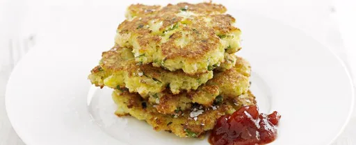 Caerphilly and spring onion fritters