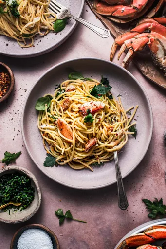 Crab Pasta with Lemon Gremolata