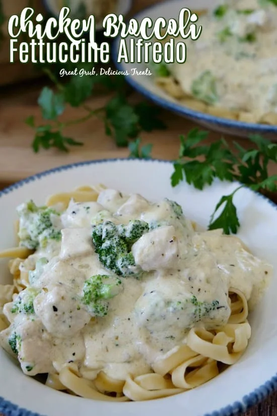 Chicken Broccoli Fettuccine Alfredo
