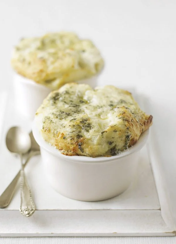 Easy stilton soufflés