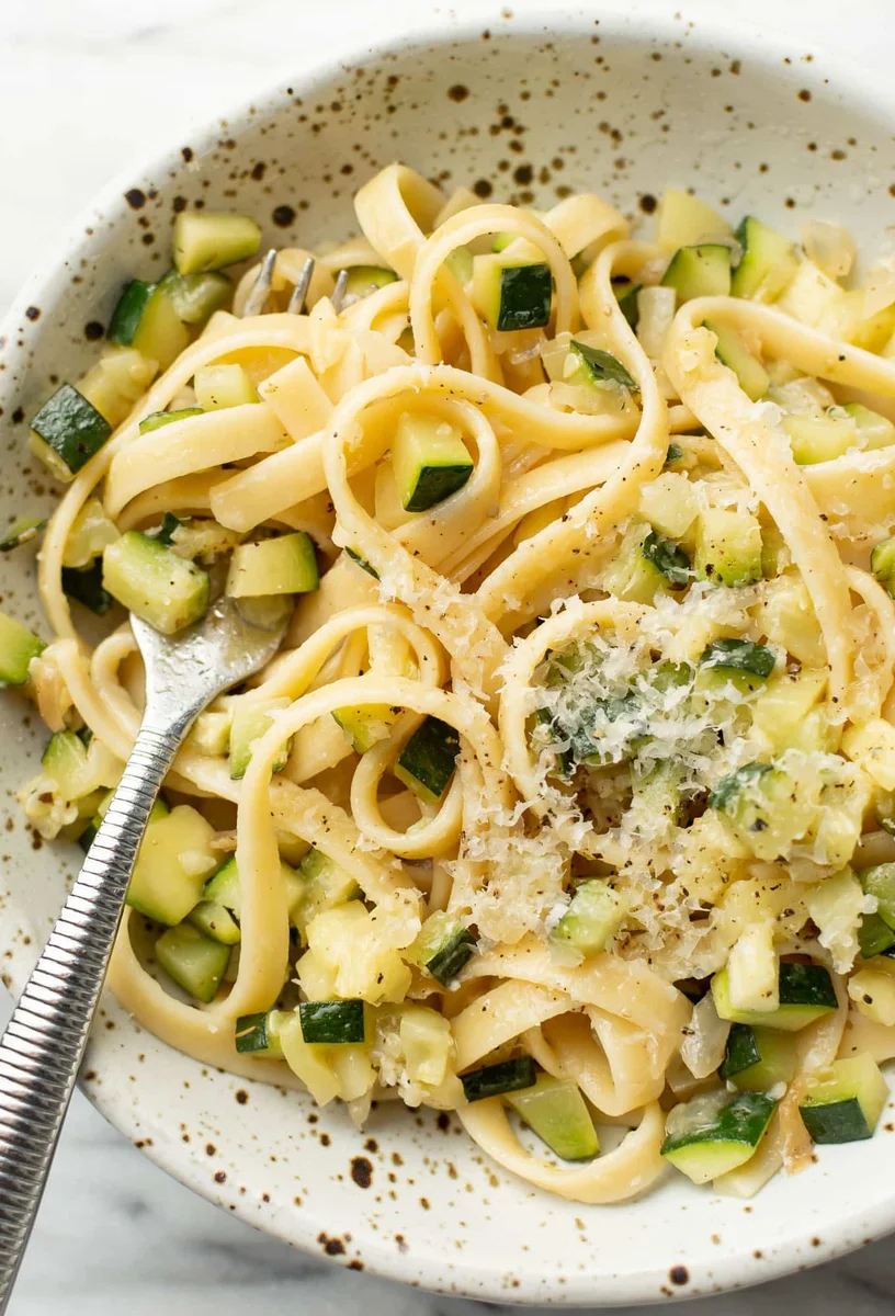 Simple Fresh Zucchini Pasta Sauce