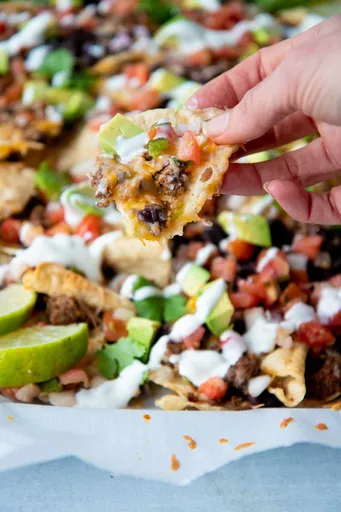 Receta de nachos con carne picada