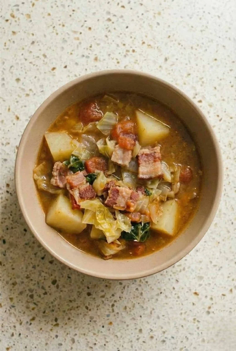 Irish Bacon and Cabbage Soup