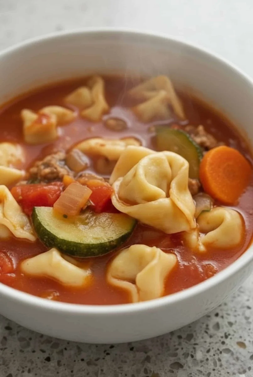 Italian Sausage Soup With Tortellini