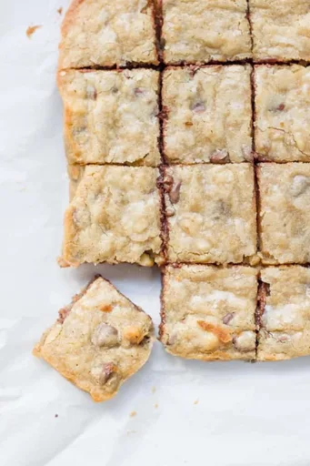 Bourbon Chocolate Chip Blondies