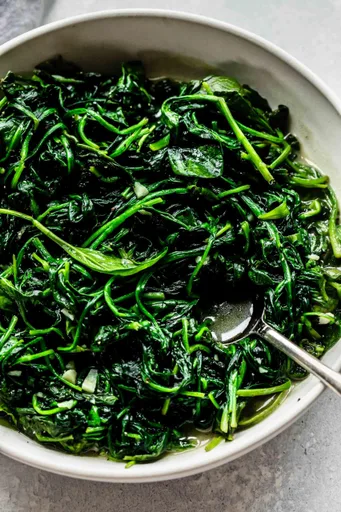 Espinacas salteadas con ajo