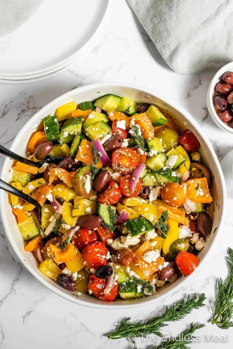 Traditional Greek Salad Recipe