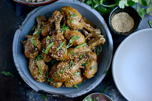Sriracha Plum Drumsticks