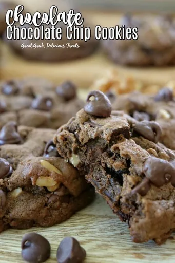 Chocolate Chocolate Chip Cookies