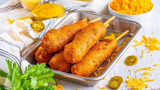 Cheesy Jalapeno Corn Dogs