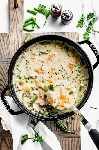 Turkey Pot Pie Soup Recipe
