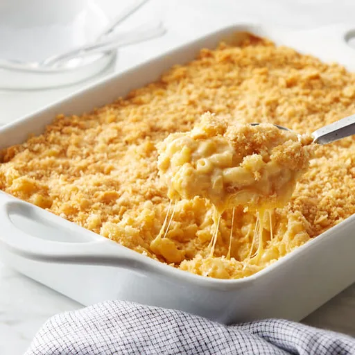 Macarrones con queso al horno