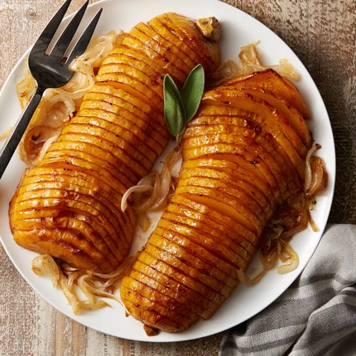 Hasselback Butternut Squash