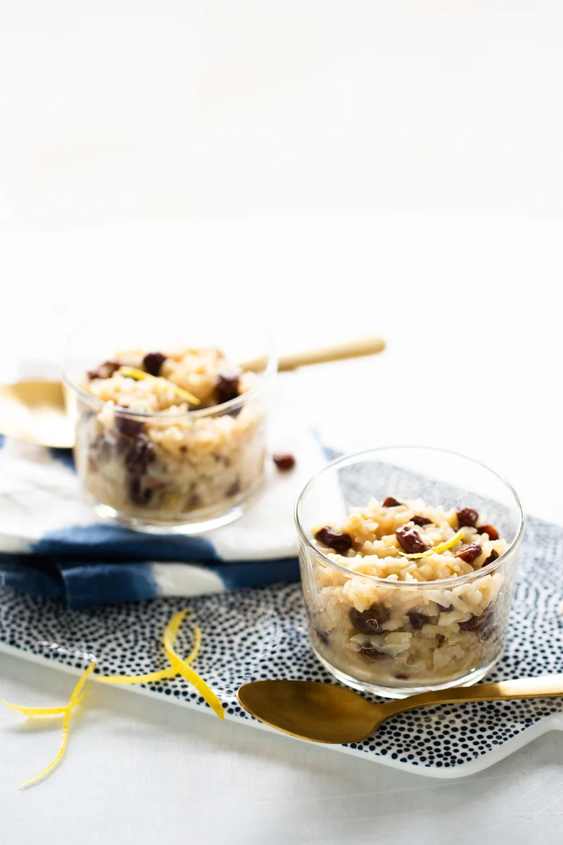 Arroz con leche de coco