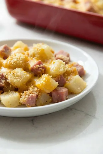 Leftover Ham And Potato Casserole