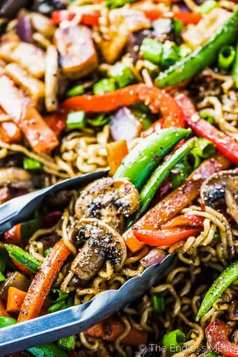 Vegetarian Noodle Stir Fry Recipe