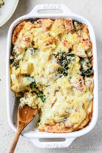 Vegetarian Cheese Strata Recipe