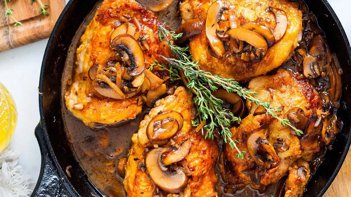 Chicken Thigh Marsala