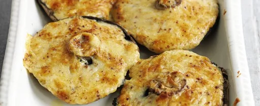 Champiñones rellenos de queso