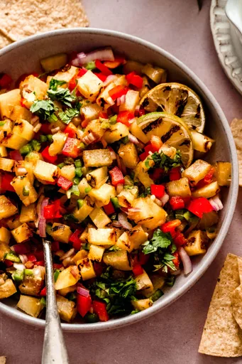 Grilled Pineapple Salsa